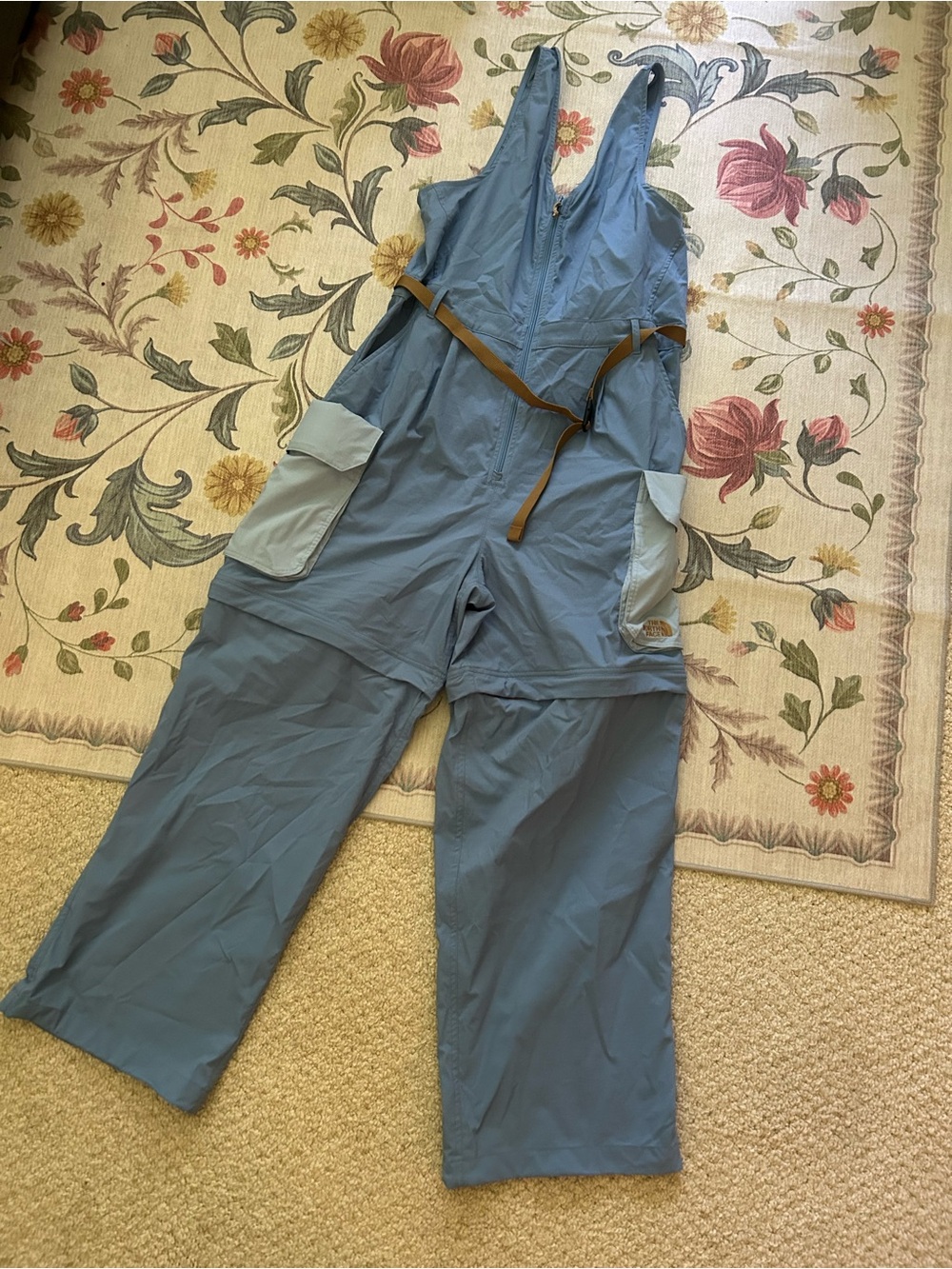 The North Face overalls convertible shorts